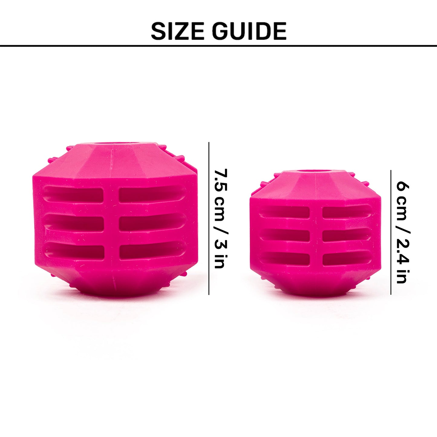 Dash Dog Treat Teaser Chew Toy For Dog - Pink - Heads Up For Tails