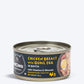 Meowsi by HUFT Chicken Breast with Quail Egg in Broth, 80 gm, grain-free, with vitamins and minerals.