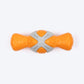 Dash Dog Super Chompster Chew Toy For Dog - Orange & Grey - Heads Up For Tails