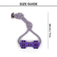 Dash Dog Twirly Whirly Rope Toy For Dog - Purple - Heads Up For Tails