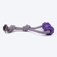 Dash Dog Twirly Whirly Rope Toy For Dog - Purple - Heads Up For Tails