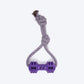 Dash Dog Twirly Whirly Rope Toy For Dog - Purple - Heads Up For Tails