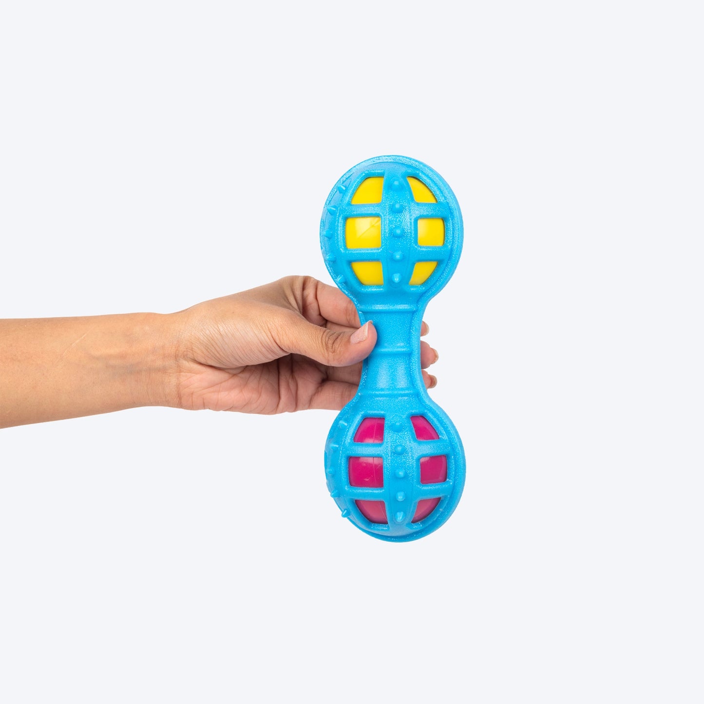 HUFT Double Trouble Chew Toy For Dog - Multicolor - Heads Up For Tails
