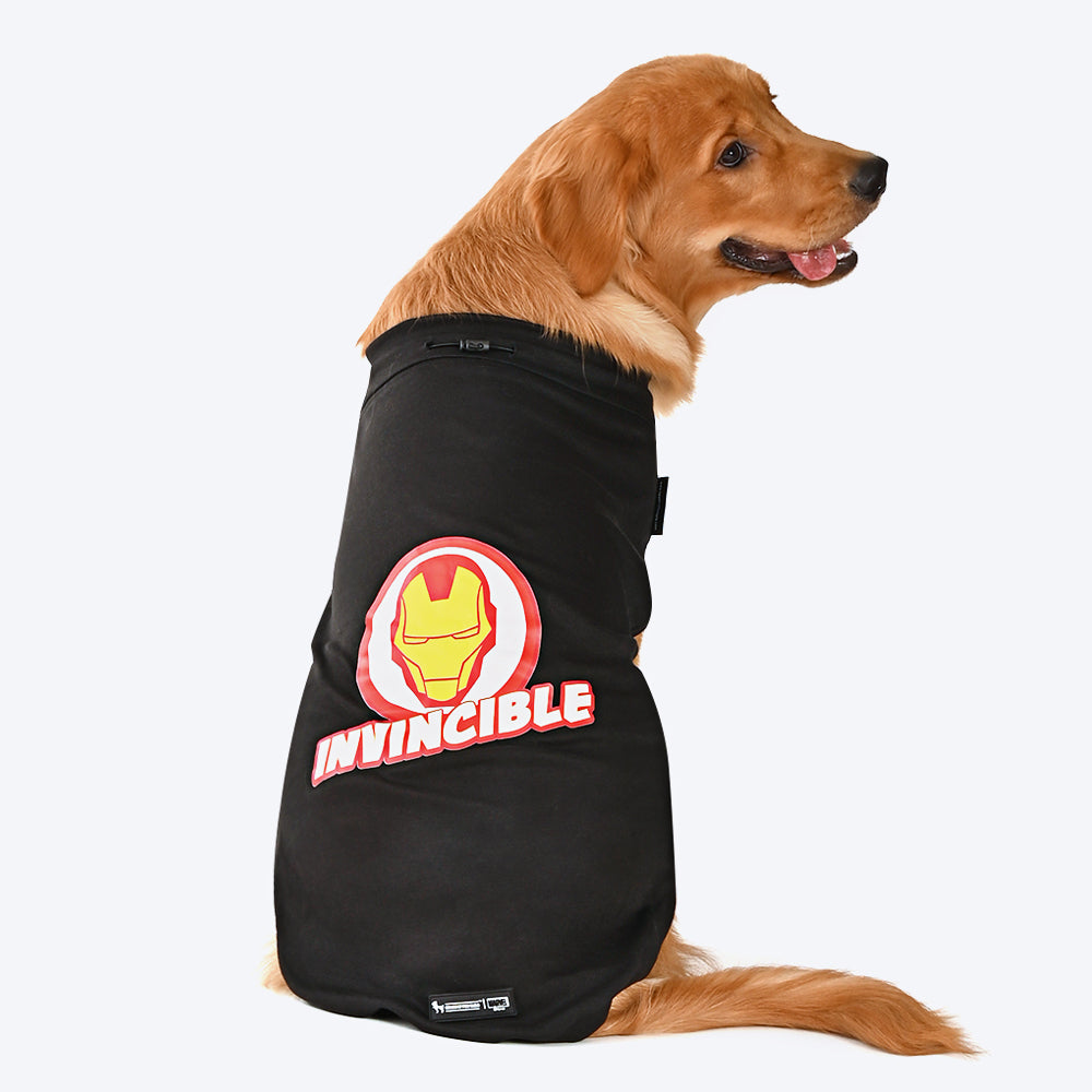 HUFT XÂ©Marvel T-Shirt For Dogs - Black - Heads Up For Tails