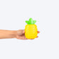 HUFT Pineapple Pop Chew Toy For Dog - Yellow - Heads Up For Tails