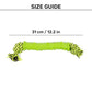 HUFT ChomperPillar Chew Toy For Dog - Neon Green - Heads Up For Tails