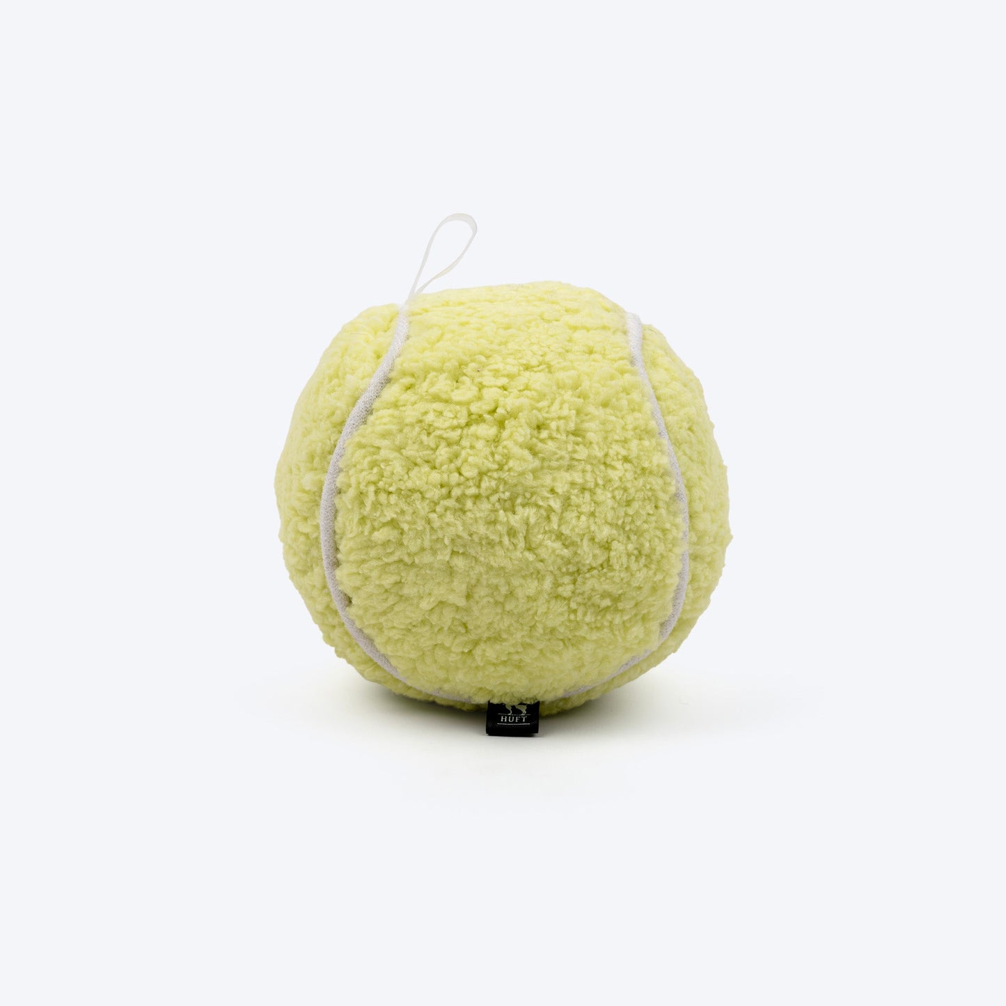 HUFT Fetch & Squeak Plush Ball For Dog - Green