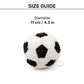HUFT Plush Floofball With Squeaker For Dog - Black & White