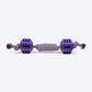 Dash Dog Mini Barbell Rope Toy For Dog - Purple - Heads Up For Tails