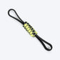 HUFT Infinity Pull Rope Toy For Dog - Black & Neon - Heads Up For Tails