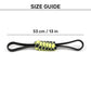 HUFT Infinity Pull Rope Toy For Dog - Black & Neon - Heads Up For Tails