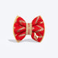 HUFT Rajwada Chevron Bow Tie For Dog - Red - Heads Up For Tails