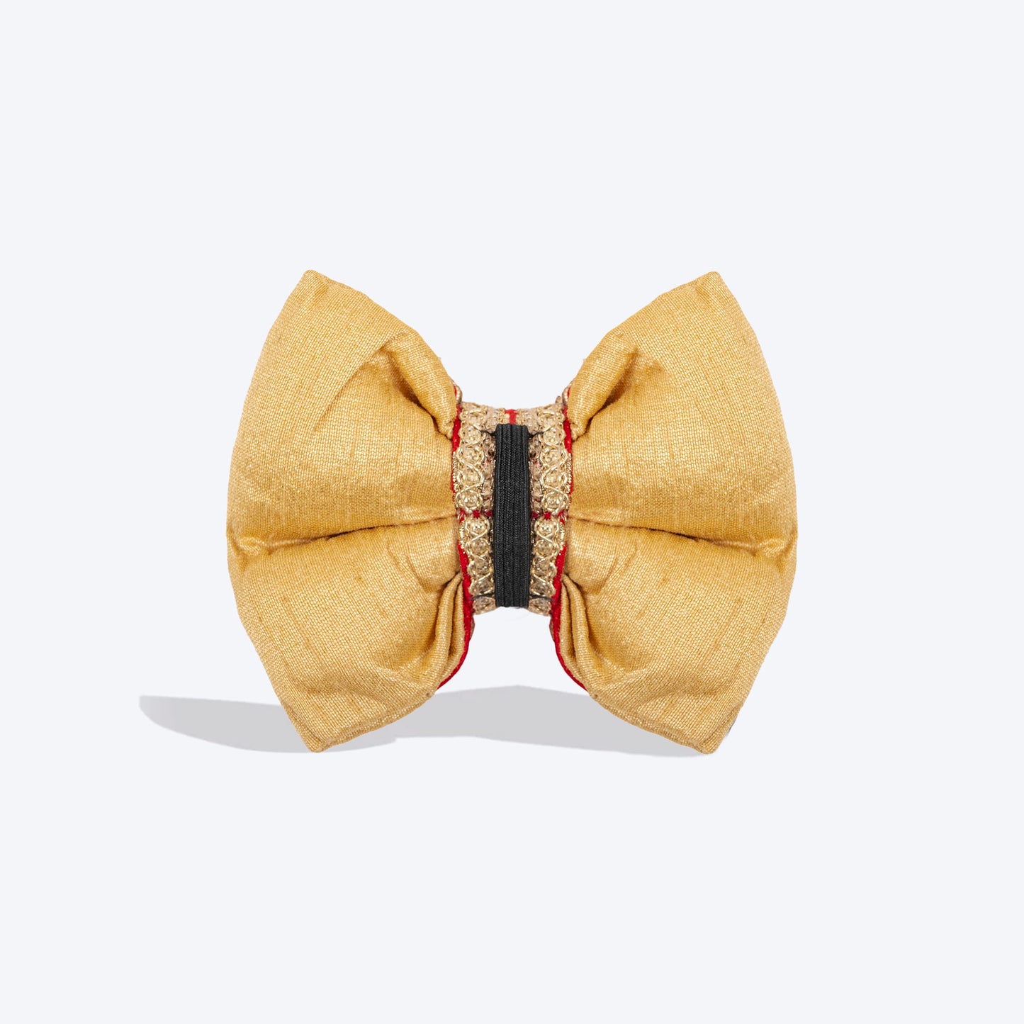 HUFT Rajwada Chevron Bow Tie For Dog - Red - Heads Up For Tails