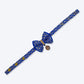 HUFT Brocade Dazzle Bow Tie With Strap For Cat - Blue - Heads Up For Tails