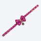HUFT Brocade Dazzle Bow Tie With Strap For Cat - Purple - Heads Up For Tails