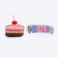 HUFT Sweeties Plush Toys With Catnip For Cat - Multicolor - Set Of 2
