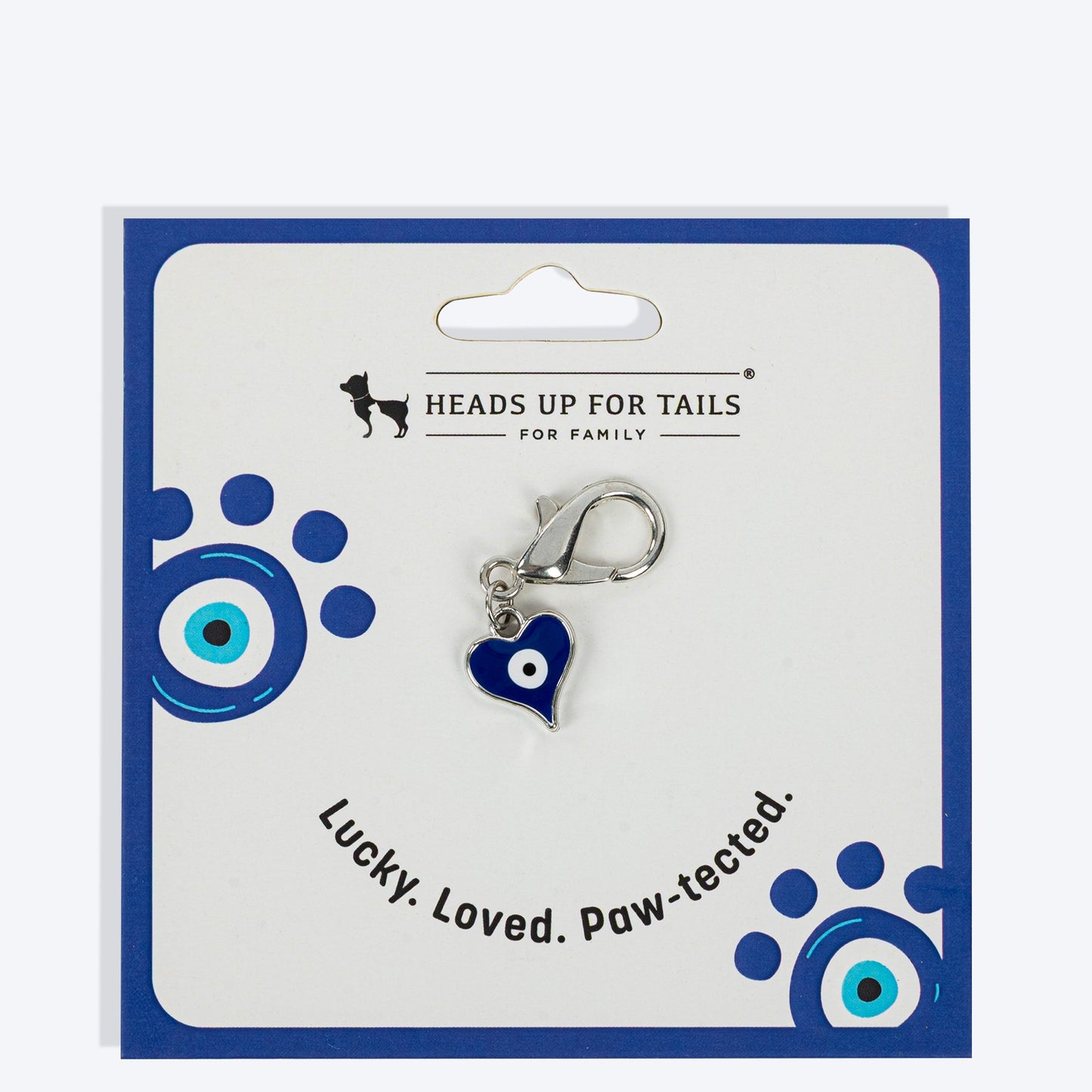 HUFT Love Pawtector Collar Insert For Dog & Cat - Blue - Heads Up For Tails