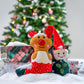 HUFT Mr. Mistletoe Cuddle Dog Toy (Red and Green) - Heads Up For Tails