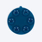 HUFT Honeycomb Stick To Bowl Lick Mat For Dog & Cat - Blue - Heads Up For Tails