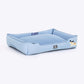 HUFT Personalised Doggie Classic Lounger Bed For Dog - Blue
