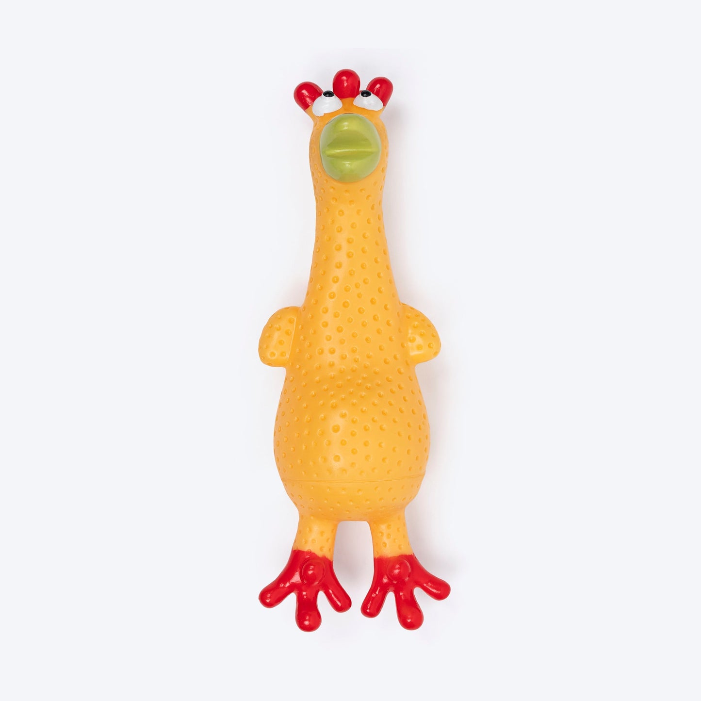 TLC Henny Penny Squeaky Chew Toy For Dog - Yellow - Heads Up For Tails