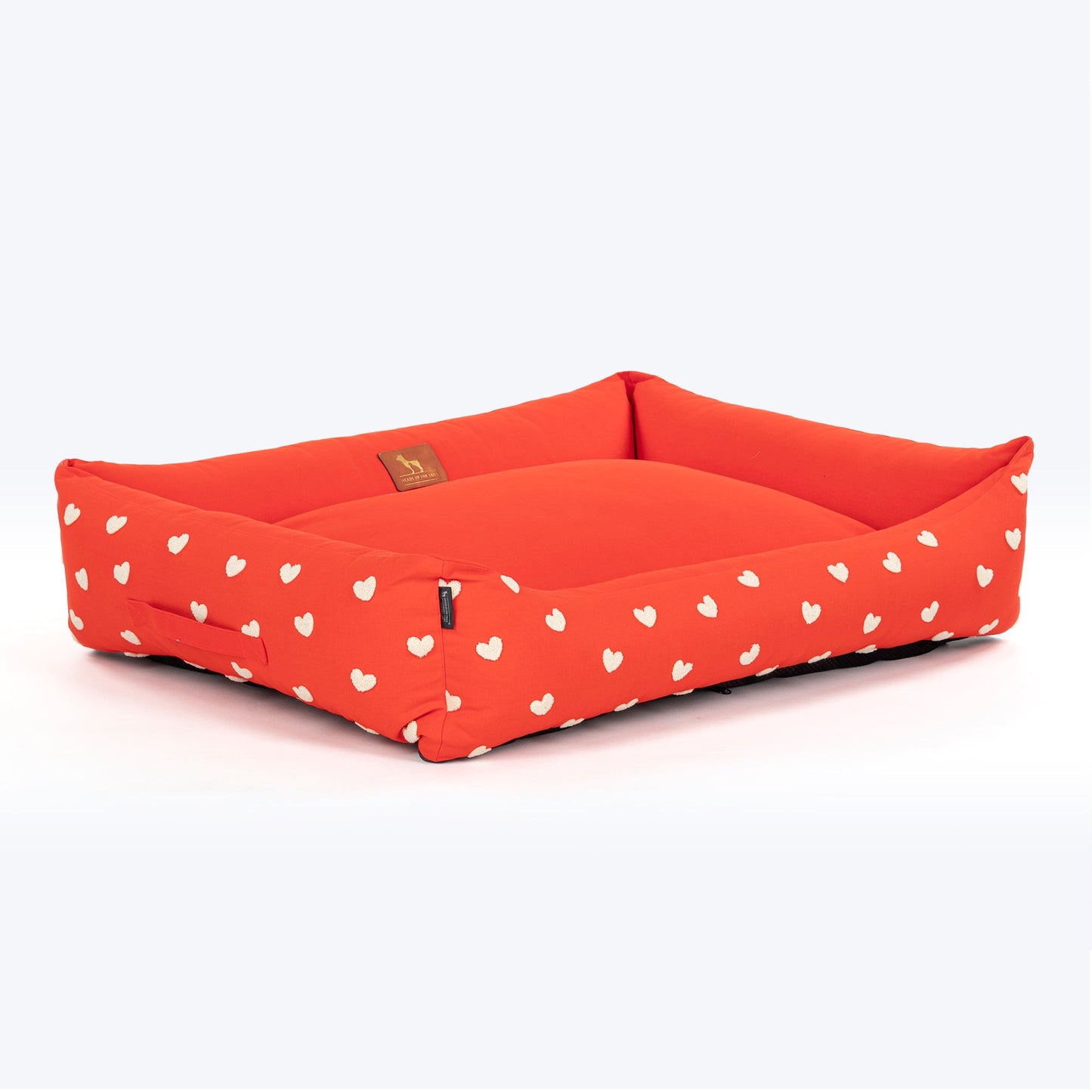 HUFT Sweethearts Lounger Bed For Dog - Red