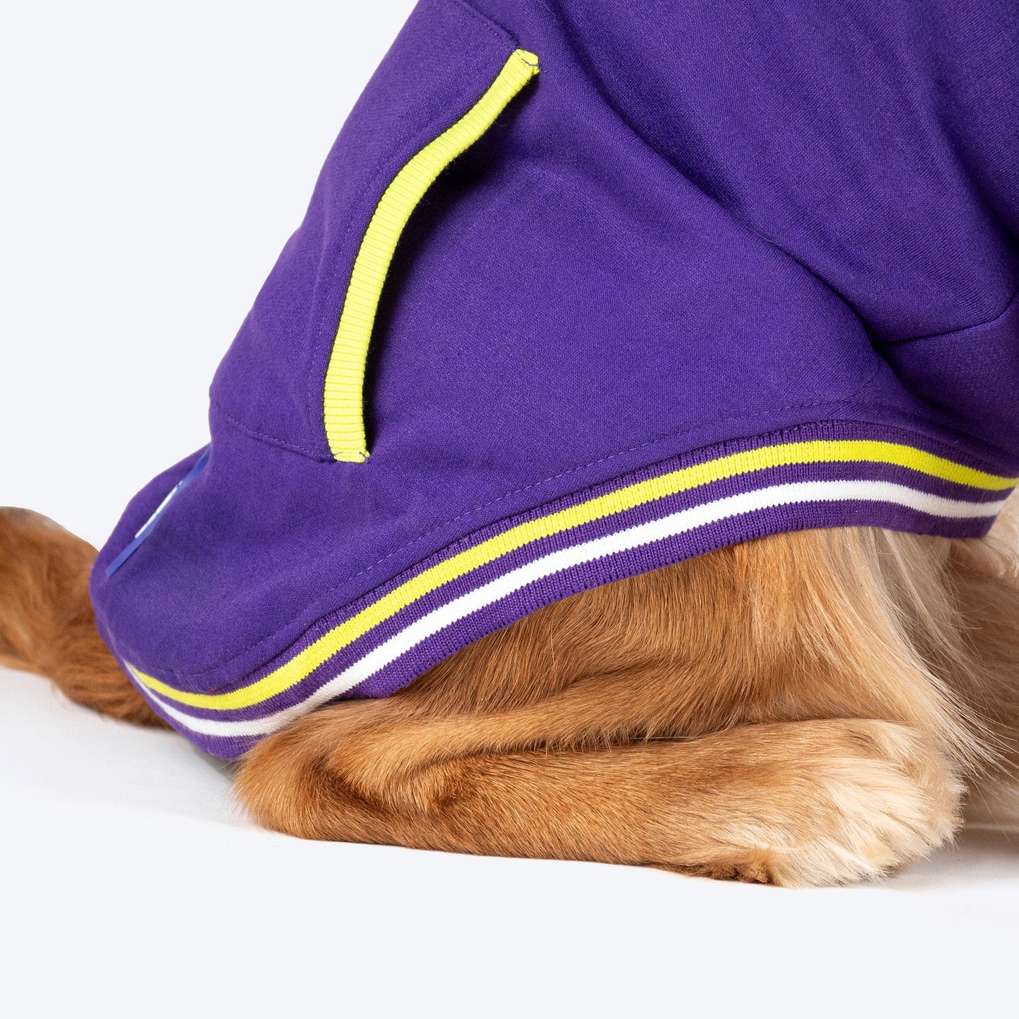 Dash Dog Trailblazer Pocket Sweatshirt For Dog - Purple - Heads Up For Tails