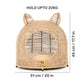 HUFT Whisker Snooze Chair With Cushion For Cat - Brown