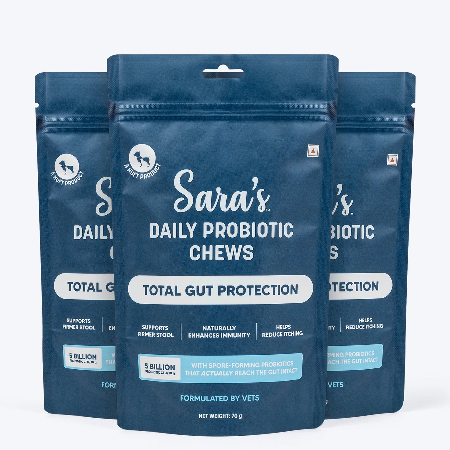 Sara's Daily Probiotic Chews: Gut & Digestive Support - 70 g