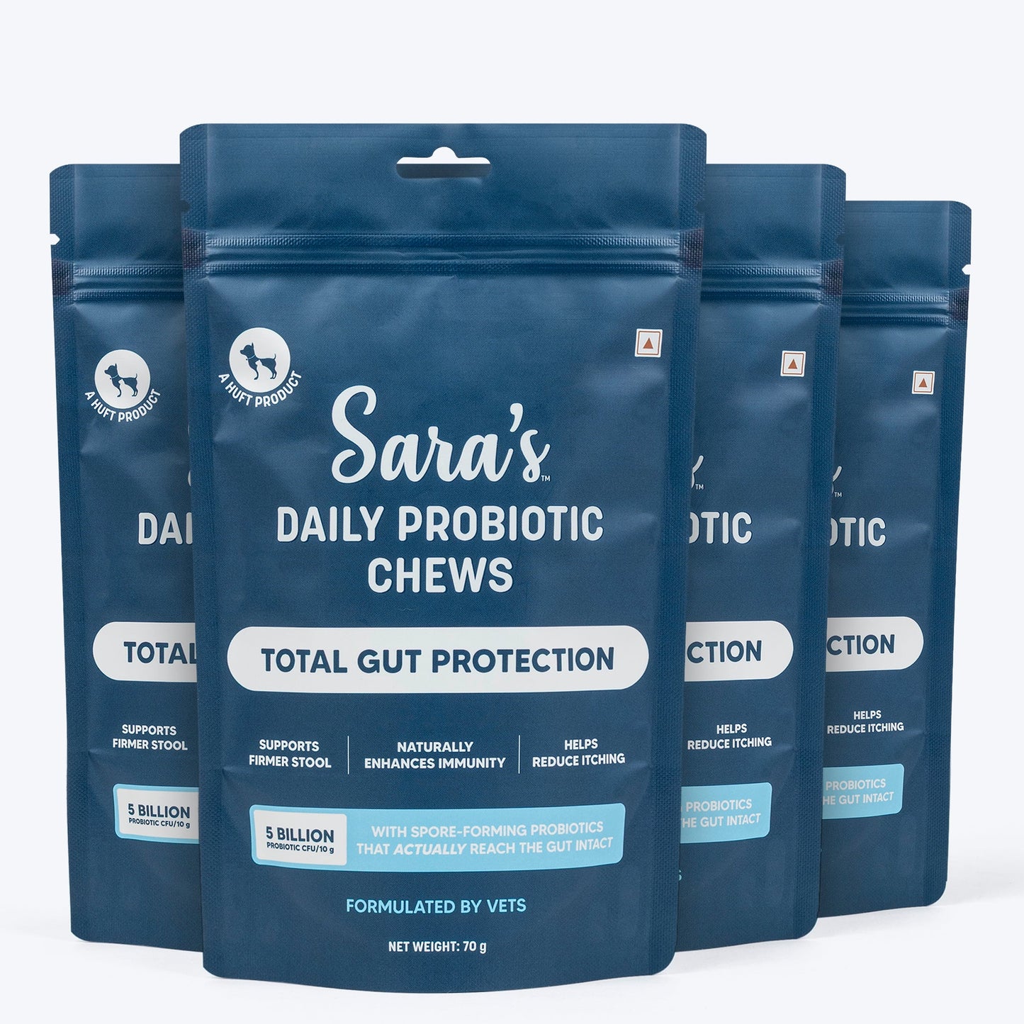 Sara's Daily Probiotic Chews: Gut & Digestive Support - 70 g