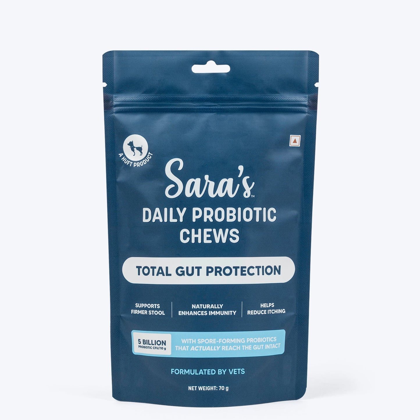 Sara's Daily Probiotic Chews: Gut & Digestive Support - 70 g