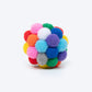 TLC Plush Ball Interactive Toy For Cat - Multicolor - Heads Up For Tails
