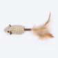 TLC Wiggle Mouse Matatabi Toy For Cat - Beige - Heads Up For Tails