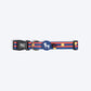 HUFT Playstripes Collar For Dog - Rust & Navy - Heads Up For Tails