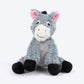 HUFT Donky Donk Plush Toy For Dog - Grey - Heads Up For Tails