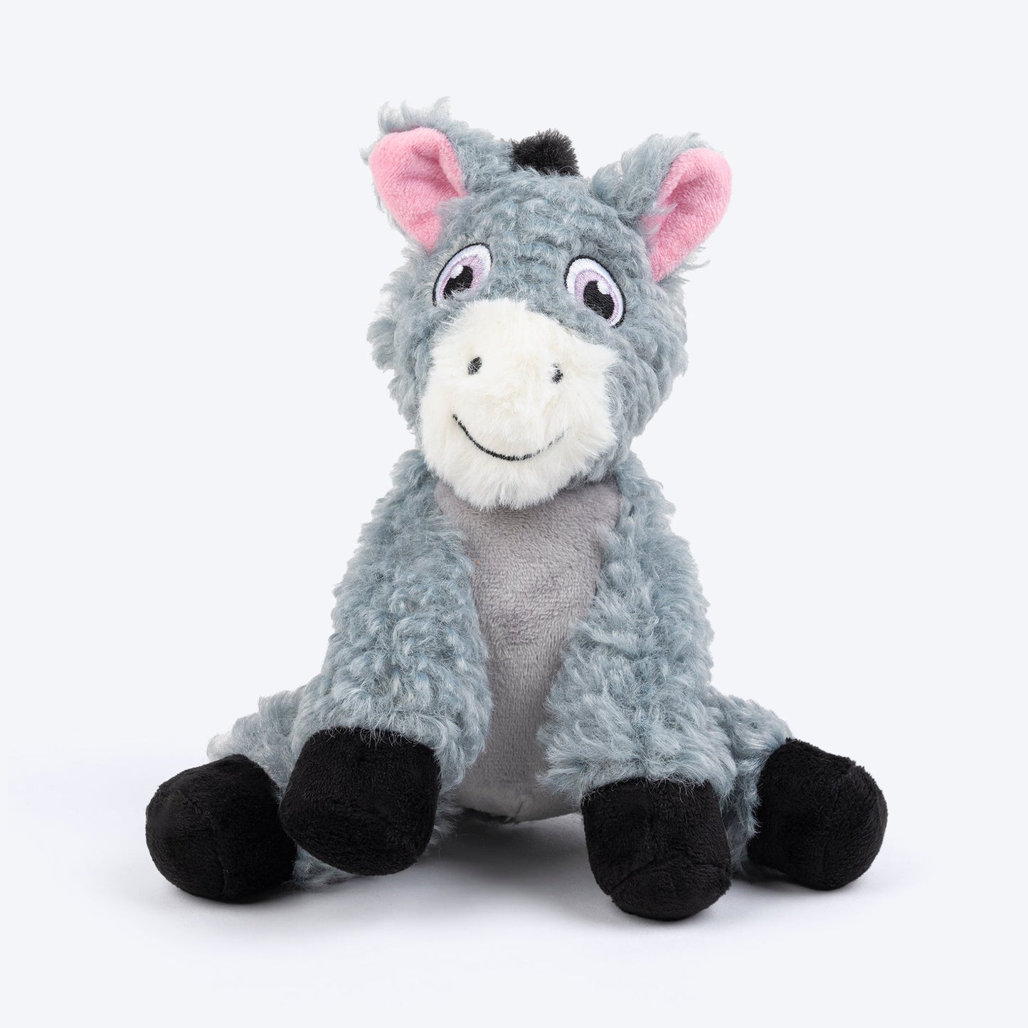 HUFT Donky Donk Plush Toy For Dog - Grey - Heads Up For Tails