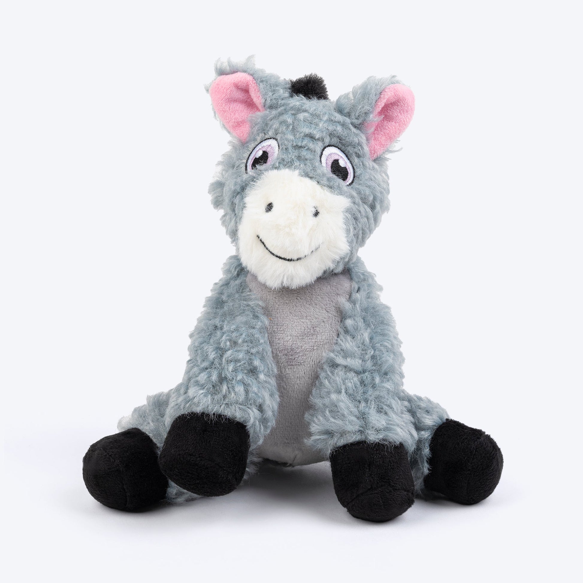 HUFT Donky Donk Plush Toy For Dog - Grey - Heads Up For Tails
