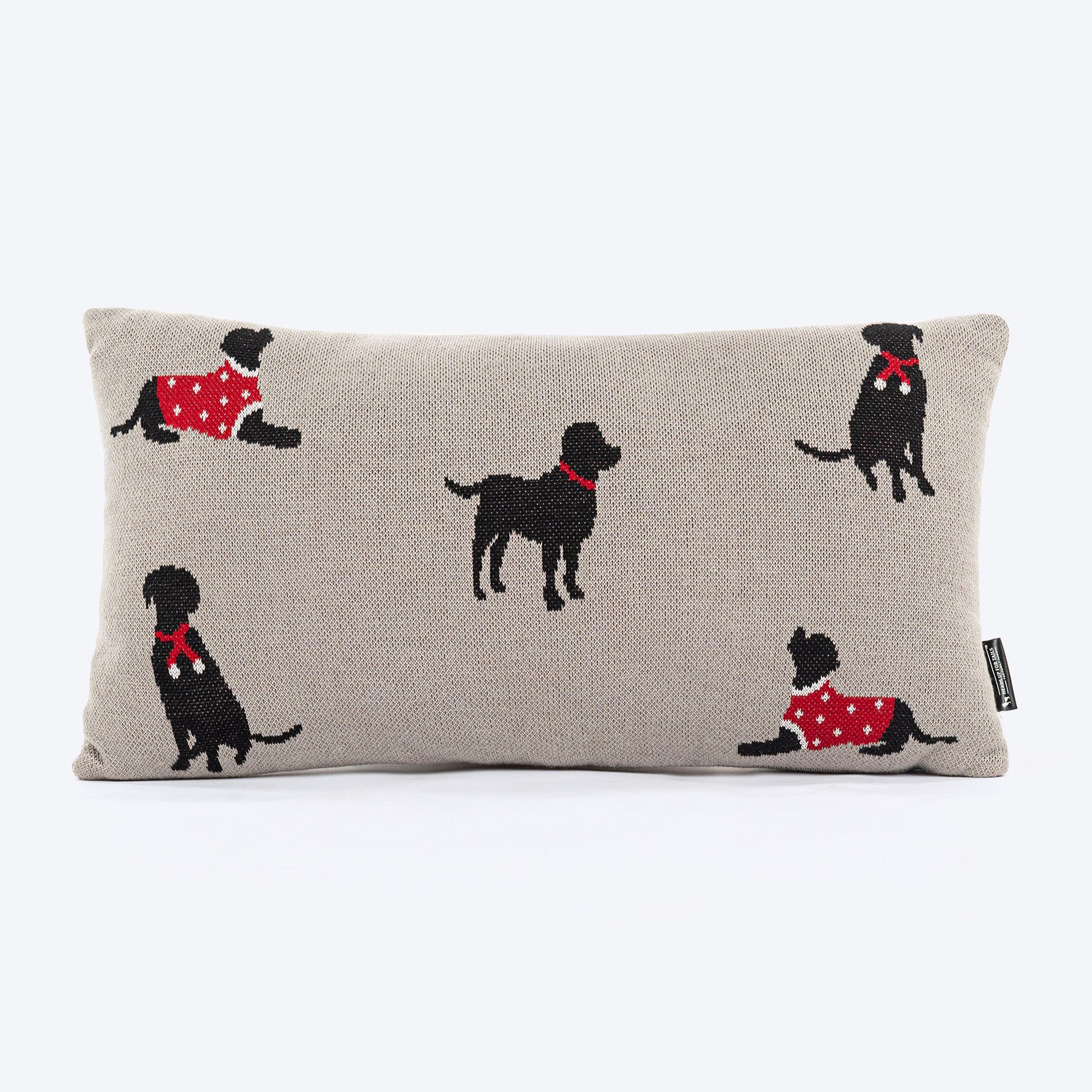 HUFT Winter Woofs Cushion for Pet Lovers - Heads Up For Tails