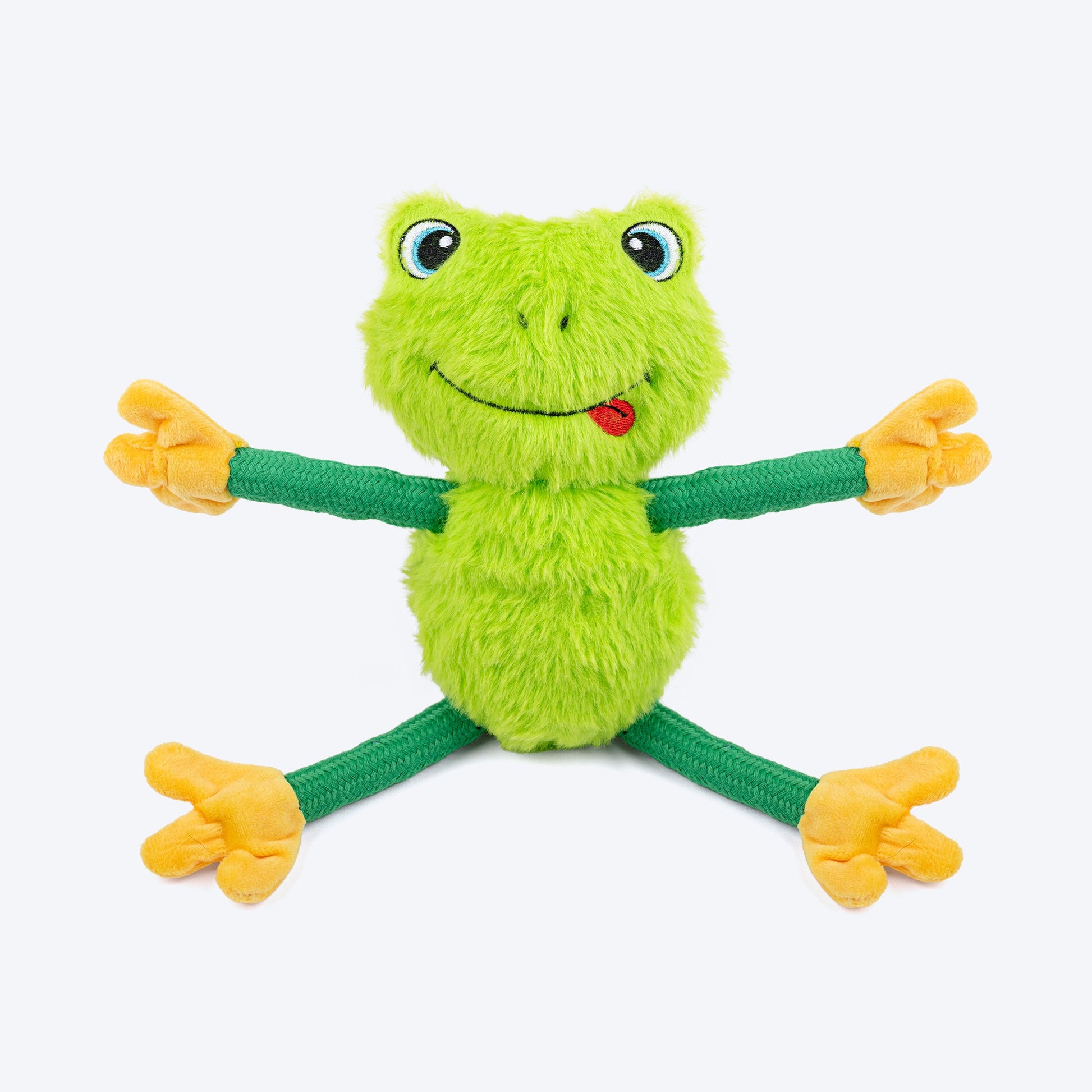 HUFT Mr Hopps Plush Toy For Dog - Green - Heads Up For Tails