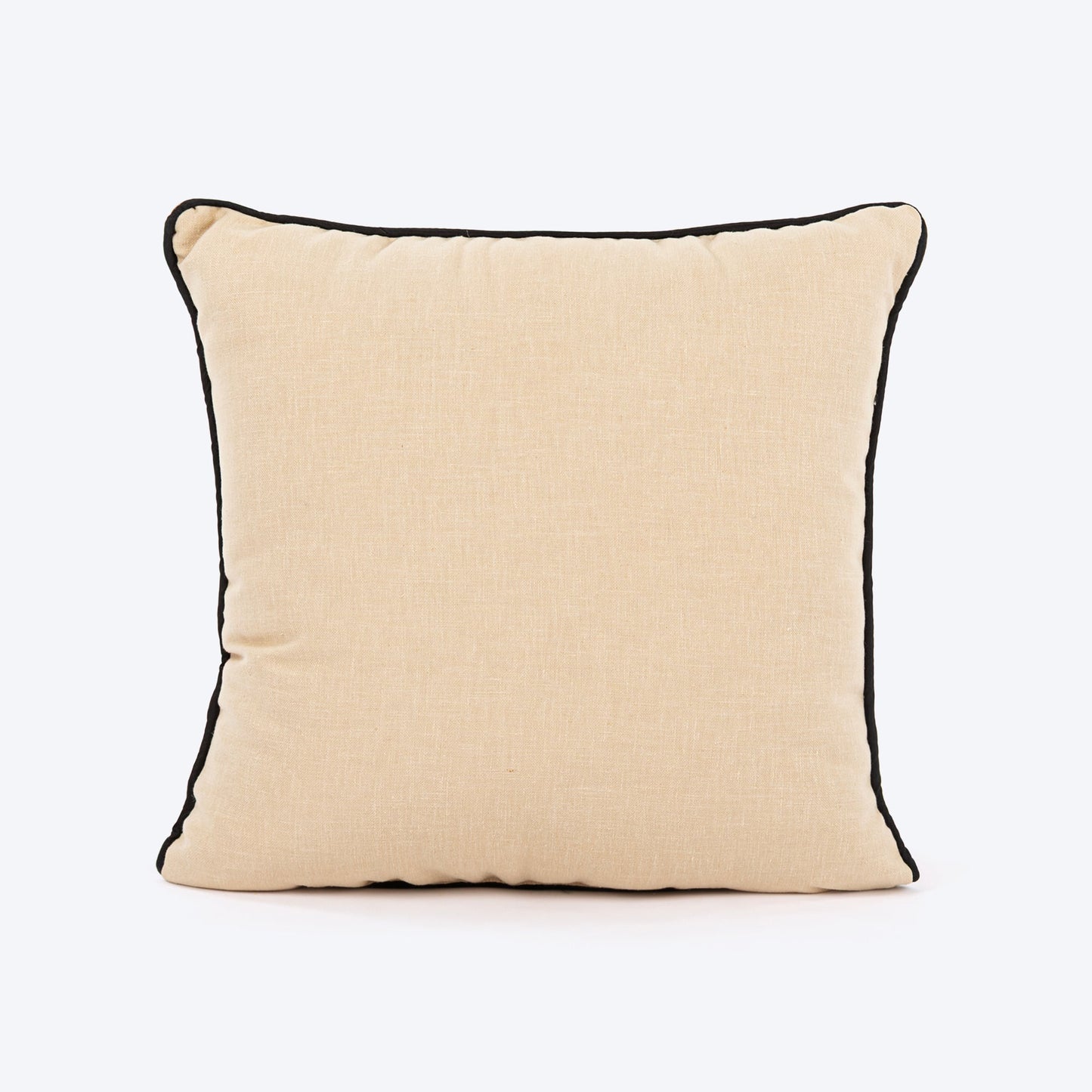 HUFT Whisker Love Printed Cushion For Pet Lovers - Beige & Black - Heads Up For Tails