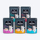Meowsi Tuna & Shrimp Mousse Cat Wet Food, 80 gm, grain-free, with vitamins and minerals for balanced nutrition.