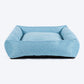 TLC Nesting Nook Bed For Dog - Aqua Blue - Heads Up For Tails