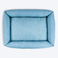TLC Nesting Nook Bed For Dog - Aqua Blue - Heads Up For Tails