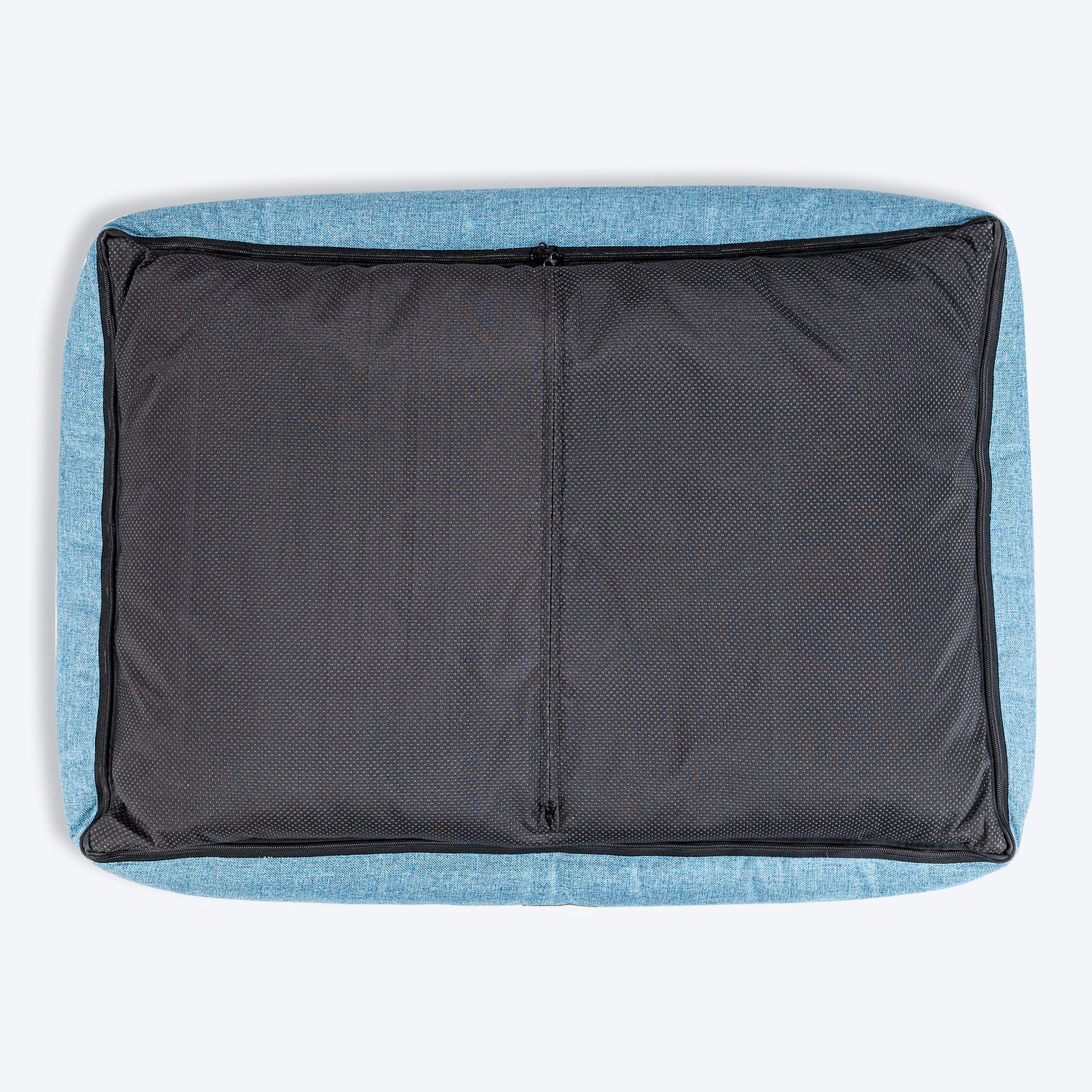 TLC Nesting Nook Bed For Dog - Aqua Blue - Heads Up For Tails