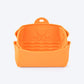 HUFT Silicone Collapsible Bowl For Pets - Orange - Heads Up For Tails
