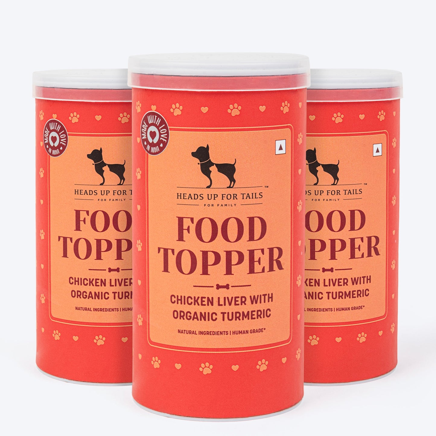 HUFT Food Topper Chicken Liver with Organic Turmeric For Dog - Heads Up For Tails