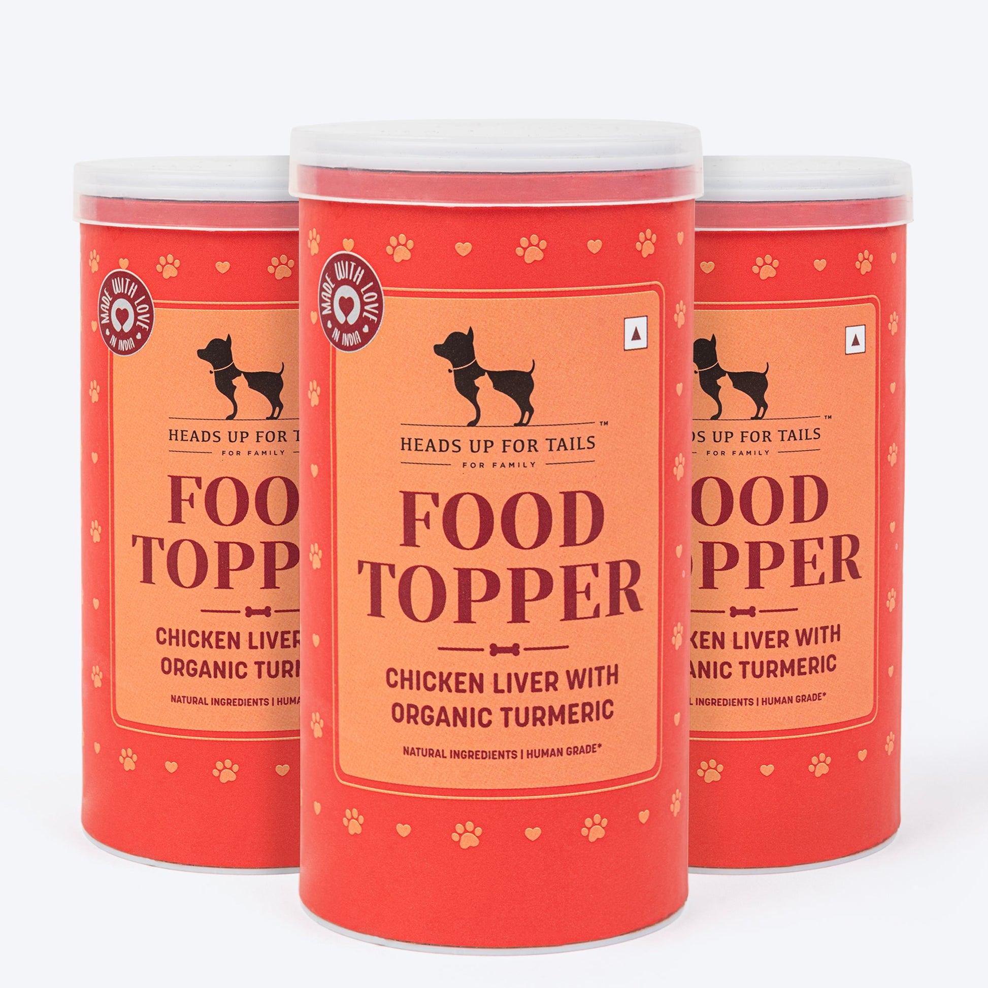 HUFT Food Topper Chicken Liver with Organic Turmeric For Dog - Heads Up For Tails