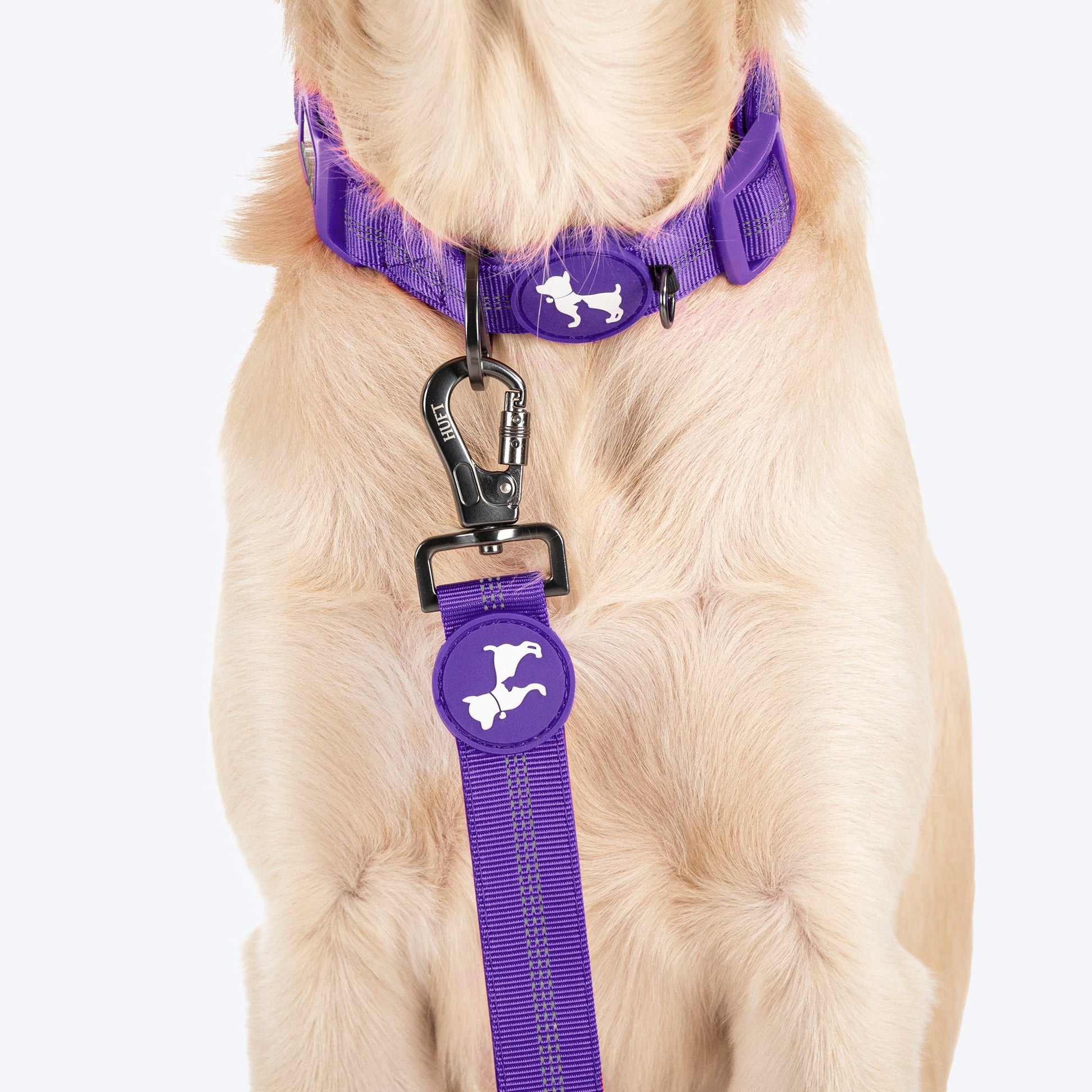 HUFT Comfort Plus Leash For Dog - Purple - Heads Up For Tails