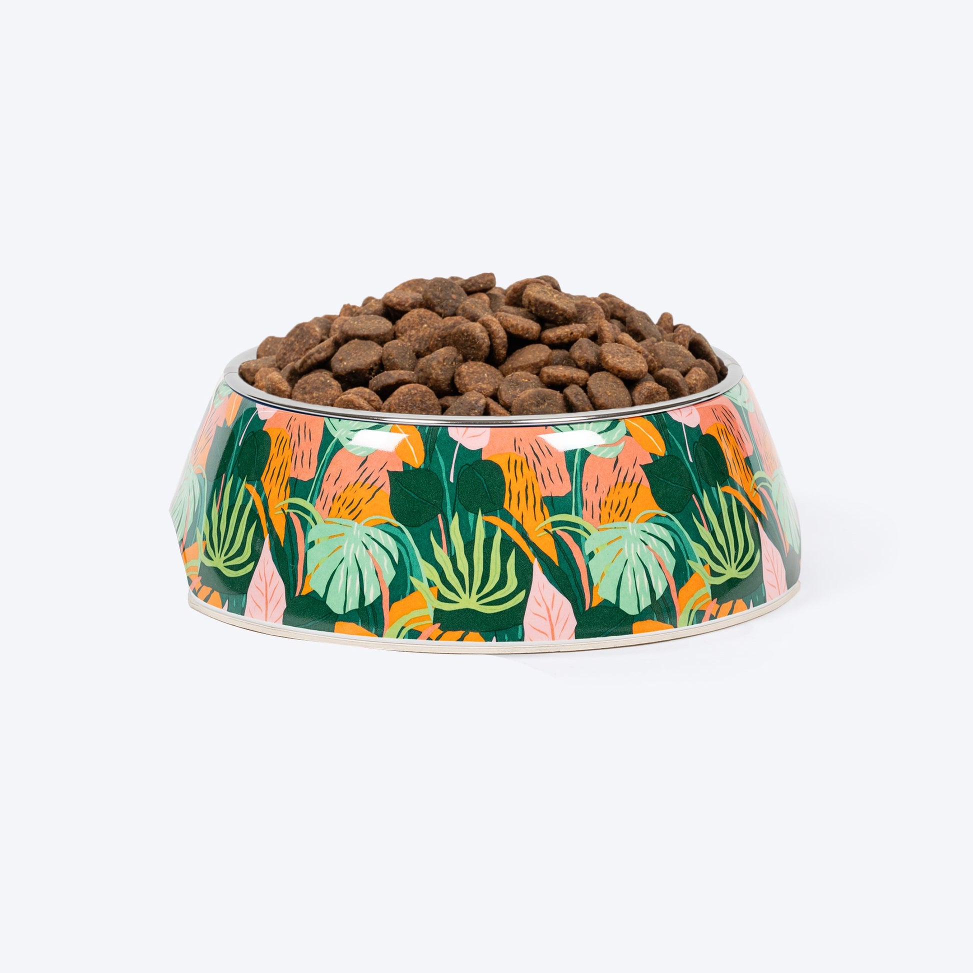 HUFT Garden of Love Printed Melamine Bowl for Dogs - Green - Heads Up For Tails