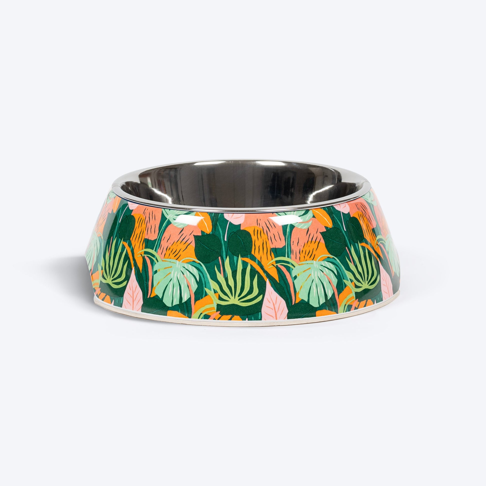 HUFT Garden of Love Printed Melamine Bowl for Dogs - Green - Heads Up For Tails